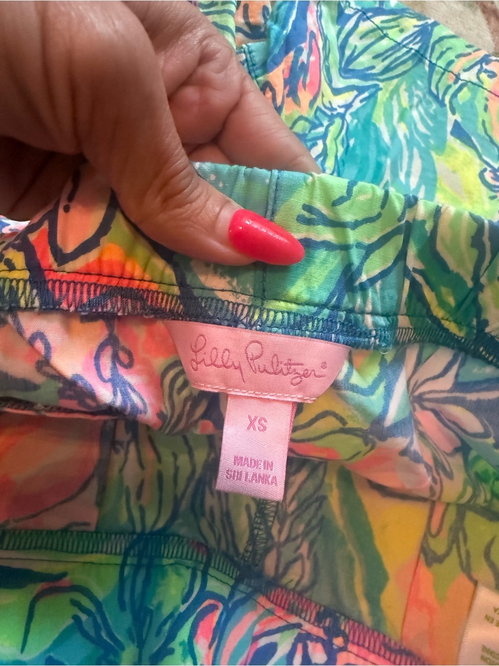 Lilly Pulitzer Neon Floral Multicolor Shorts - Picture 2 of 4